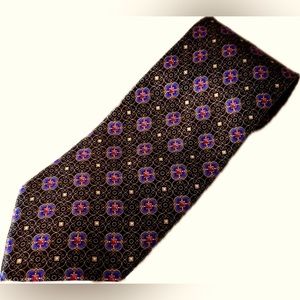 Beautiful Faberge Men’s Tie, Vintage, Excellent Condition-Multicolored-100% Silk